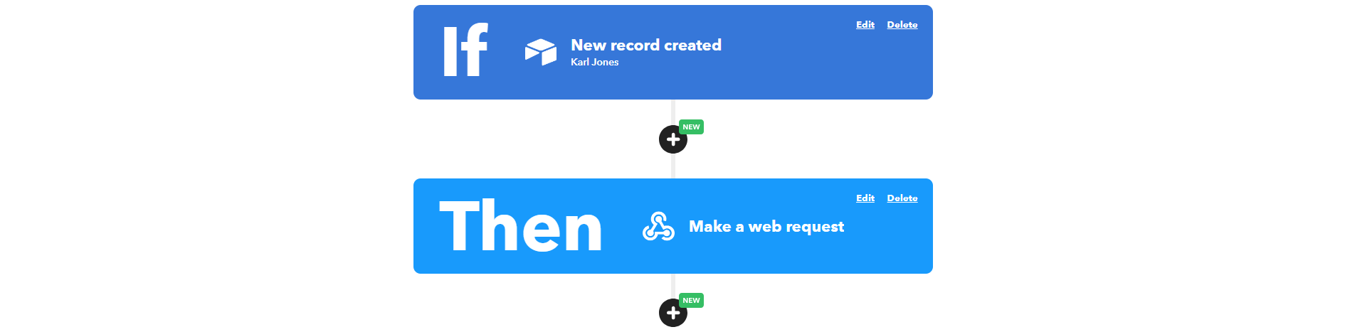 create ifttt with date time trigger to trigger Axiom.ai automation