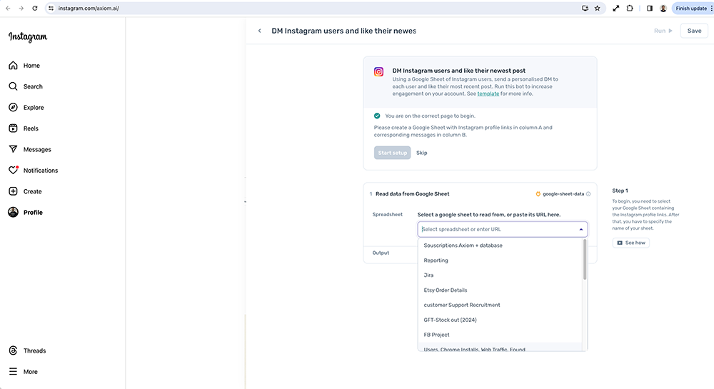 new nestign features in  - axiom.ai