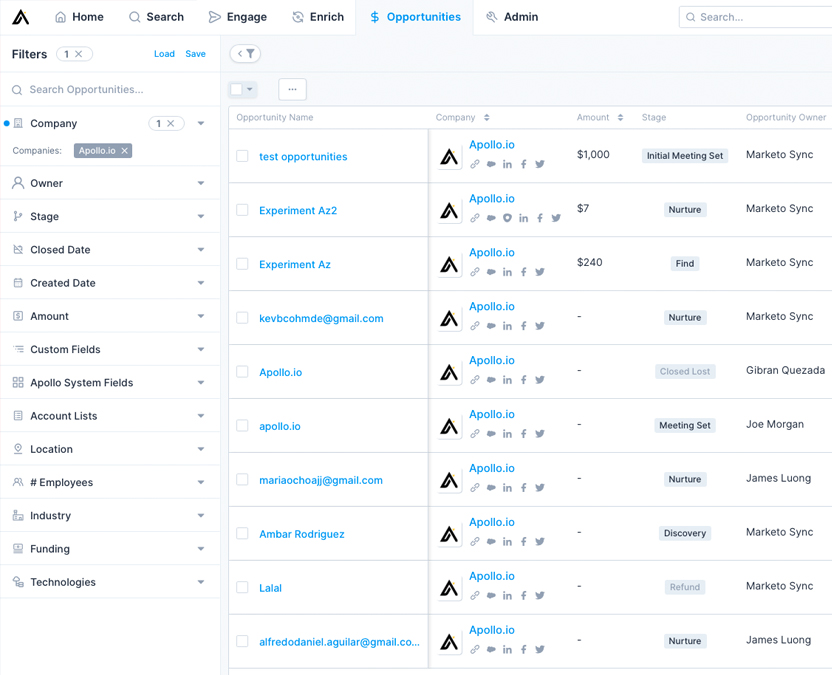 Apollo.io being automated with axiom.ai no-code browser automation tool