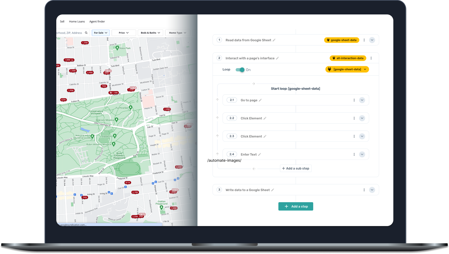 axiom scraping property listings