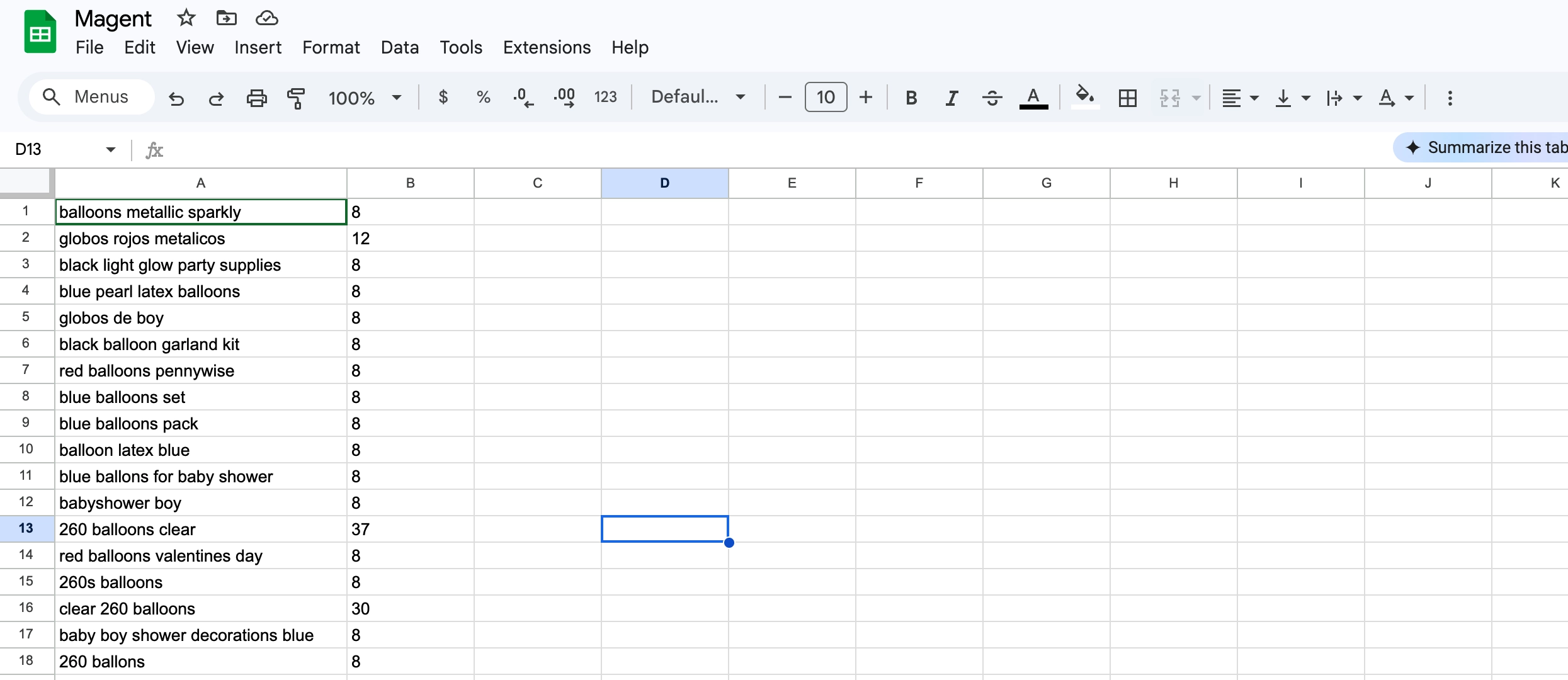 Axiom.ai writing data to a Google Sheet from Magnet